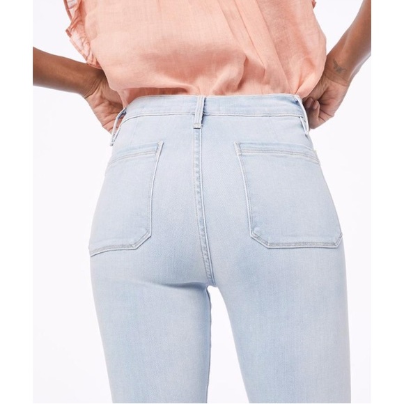 Frame High Rise Le Bardot Crop Flare - Picture 3 of 8